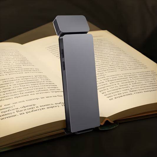 LumaRead – Rechargeable LED Book Light with Eye Protection